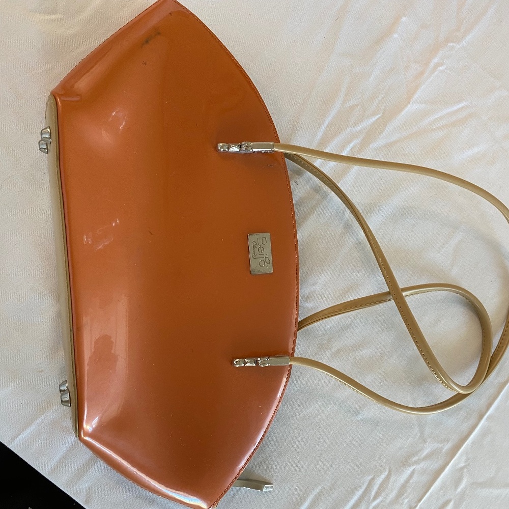Beijo Orange Handbag